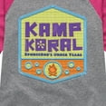 thumbnail image 3 of Kamp Koral - Kamp Koral Logo Badge - Toddler & Youth Girls Raglan Graphic T-Shirt, 3 of 5