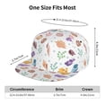 thumbnail image 2 of Adjustable Baseball Cap, Sea Grass Conch Flat Bill Trucker Flat Brim Hats Dad Hat for Men Women - Snapback Hat Adjustable Size, 2 of 7