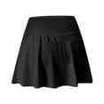 thumbnail image 6 of vigerkar Women Mini Tennis Skirts with Shorts High Waisted Golf Skirts Pleated A Line Short Skirt Flowy Workout Sport Athletic Skorts 2025 Black, S, 6 of 6
