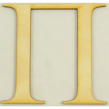 Pi Greek Letter - Pi Greek Letter Size:4 Inch Thickness:1/4