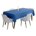 thumbnail image 1 of Vargottam 58 x 102 in. Rectangular Tablecloth with Umbrella Hole & Zipper - Medium Blue, 1 of 1