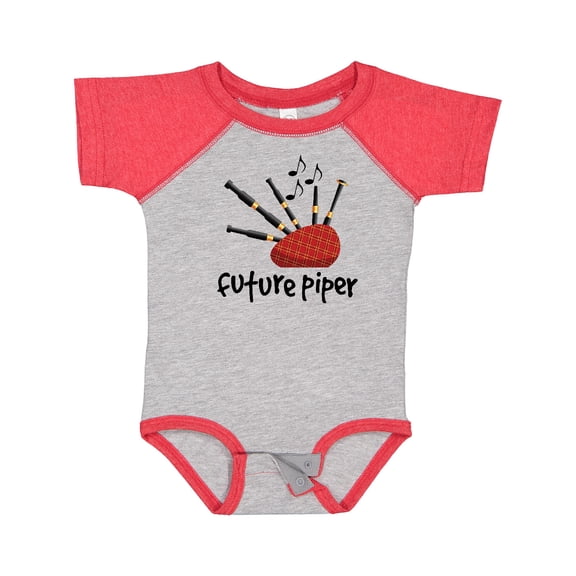 Inktastic Bagpiper Kids Future Piper Boys or Girls Baby Bodysuit