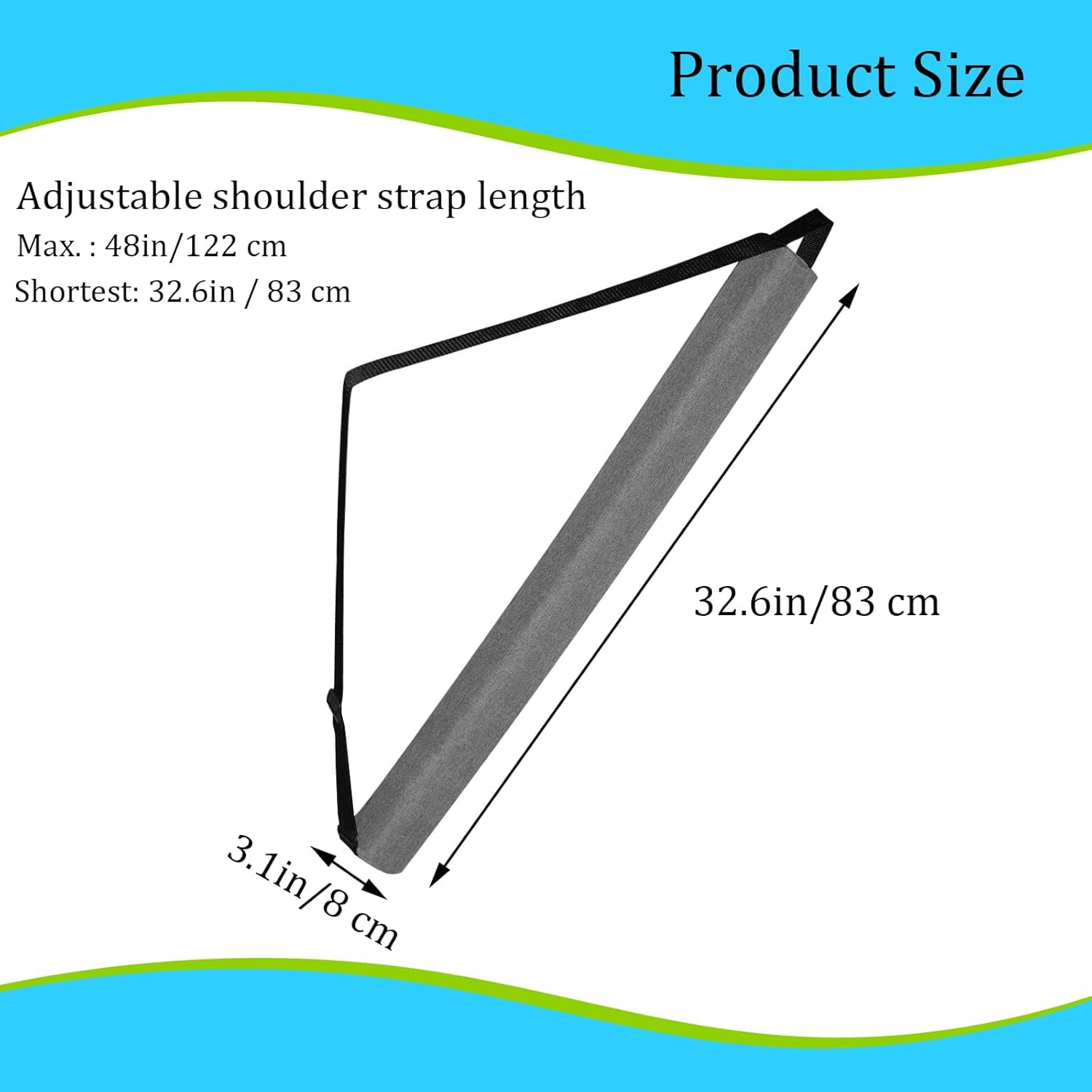 ABCISI 7 Can Golf Beer Sleeve, Insulated Beer Sleeve for Golf Bag, Golf Bag Beer Cooler Sleeve, Beer Sling Holder for Cans Drinks Canned Beverages, Fit Most Golf Bags (Gray)