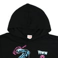 thumbnail image 3 of Marvel Venom Hoodie Boys' Sinister Smile Action Scene Pullover Sweatshirt, 3 of 5