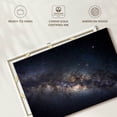 thumbnail image 6 of Elephant Stock Milky Way Galaxy View Wall Art - Horizontal Canvas Wall Art - Living Room Wall Decor - Astronomy & Space Canvas - Gray And Blue Decor - 48" x 32", 6 of 8