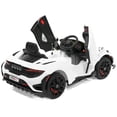 thumbnail image 5 of McLaren 765LT 12V Kids Ride-On Car with R/C Parental Remote (White), 5 of 11