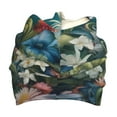 thumbnail image 3 of Sikiie Tropical Parrot Floral Artwork Toddler Beanie Kids Beanie Hat Warm Winter Hats for Boys Girls Knit Cap, 3 of 7