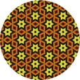 thumbnail image 1 of Ahgly Company Machine Washable Indoor Round Transitional Caramel Brown Area Rugs, 6' Round, 1 of 7