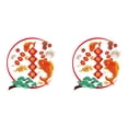 thumbnail image 3 of Adornos para ventanas de Año Nuevo Chino 2024, decoraciones de Año Nuevo para el Festival de Primavera estilo B, 3 of 9
