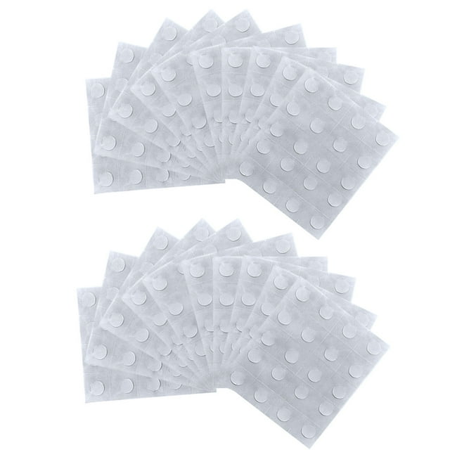 fastboy Colle Point Pâte Facile à Utiliser Forte Viscosité Ruban Adhésif Rond Pratique Autocollant Sans Trace Style Profilé A 20 Taches de Colle 1Ensemble
