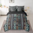 thumbnail image 2 of Castle Fairy Tribal Aztec Bedding Comforter Set,Bohemian Theme King Bedding Sets, 2 of 8