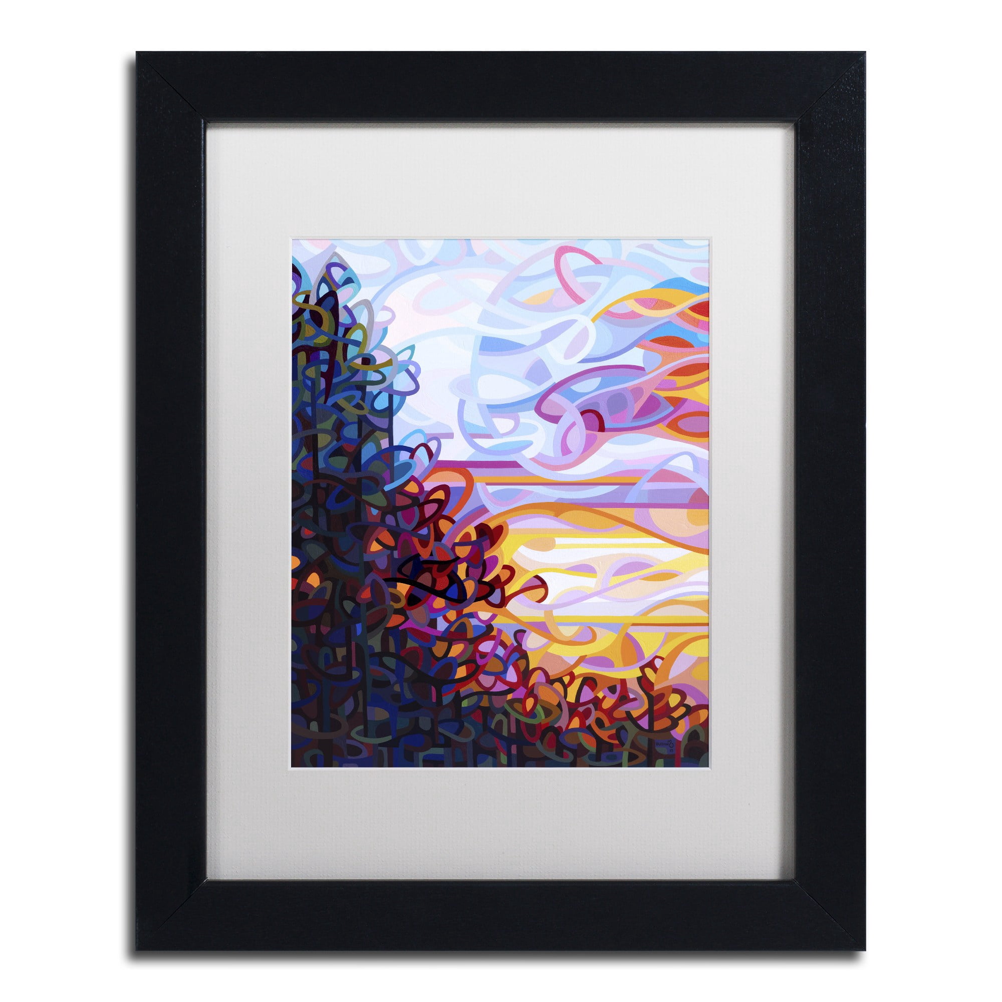 Mandy Budan 'Crescendo' Matted Framed Art
