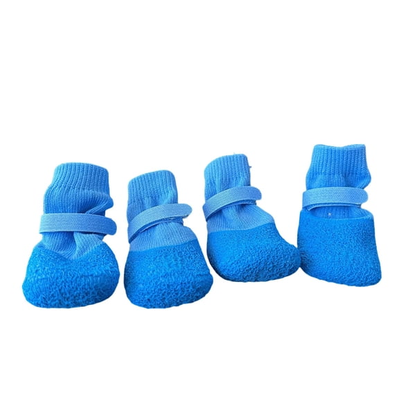 Waterproof Pet Rain Boots for Outdoor Protection, Non-Slip Wrinkled Texture Dog Shoes, Durable Paw Protectors for All Weather Walks