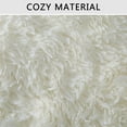 thumbnail image 3 of 2 Pcs Shaggy Faux Fur Throw Pillow Cover, Fluffy Soft Solid Square Throw Pillow Case Cushion Cover, 3 of 7