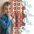thumbnail image 3 of Blackout Kids Curtains,Pioneer Flower Floral Print Pattern Childrens Insulated Curtains Set Of 2,Bedroom Essentials,Toddler Room Decor 42"x63", 3 of 5