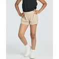 thumbnail image 6 of Real Essentials 4 Pack: Girls Athletic Performance Running Shorts with Drawstring & Pockets, 6 of 6