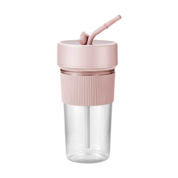 Licuadora eléctrica de vaso, exprimidor eléctrico, práctico exprimidor de jugos, mini licuadora de mano, licuadoras portátiles para gimnasio, Rosa