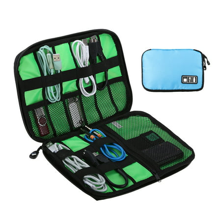 Portable Electronic Accessories Cable USB Drive Organizer Bag Travel Insert