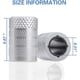 thumbnail image 4 of Tire Valve Stem Caps, Silver, 4 pcs/Pack, Anodized Aluminum Tire Valve Cap Set, Corrosion Resistant, Universal Stem Covers, 4 of 4