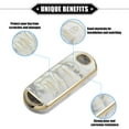 thumbnail image 3 of Unique Bargains 3 Button Key Fob Cover for Mazda CX-3 CX-4 TPU Gray Remote Keyless Smart Key Fob Case Protection Shell, 3 of 6