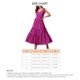 thumbnail image 5 of Vestido con tirantes y cuello en V, cintura delgada, dobladillo grande, tela de lunares redondos para verano, 5 of 5