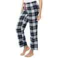 thumbnail image 6 of Fruit of the Loom Women's Beyond Soft Long Sleeve Waffle Top and Flannel Bottom Pajama Set, Sizes S-4X, 6 of 9