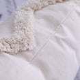 thumbnail image 4 of Funda de cojín con borlas boho, funda de almohada decorativa beige súper suave con flecos de borlas para sofá y dormitorio, 18 x 18 pulgadas, 4 of 8