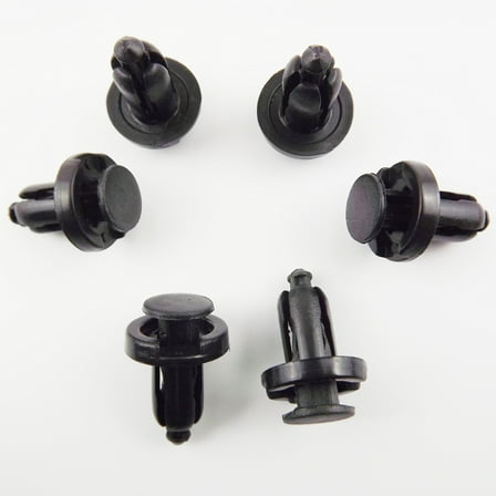 100pcs 10mm Clips Plastic Push Type Rivet Retainer Fastener Bumper Pin Replacement for Honda 91503-SZ5-003