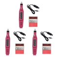 thumbnail image 4 of QualitChoice Perceuse à Ongles Électrique Manucure Machine Bits Titulaire Boîtes de Rangement Bricolage Art Outil Kit Rouge 3Set, 4 of 6