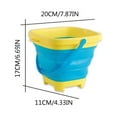 thumbnail image 4 of Rciityk Foldable Buckets with 1 Shovels Collapsible Sand Water Bucket Sandbox Soft Plastic Folding Bucket Portable Summer Beach Water Toy, 4 of 5