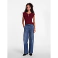 thumbnail image 3 of Scenario Women's Tank Sweater with Short Flutter Sleeves, Lightweight, Sizes XS-XXXL, 3 of 6