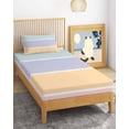 3 Piece Twin Sheet Set Green Purple Yellow Sheets Set for Twin Size Bed ...