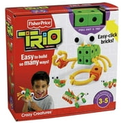 Fisher-Price TRIO Crazy Creatures Building Set With 54 Pieces