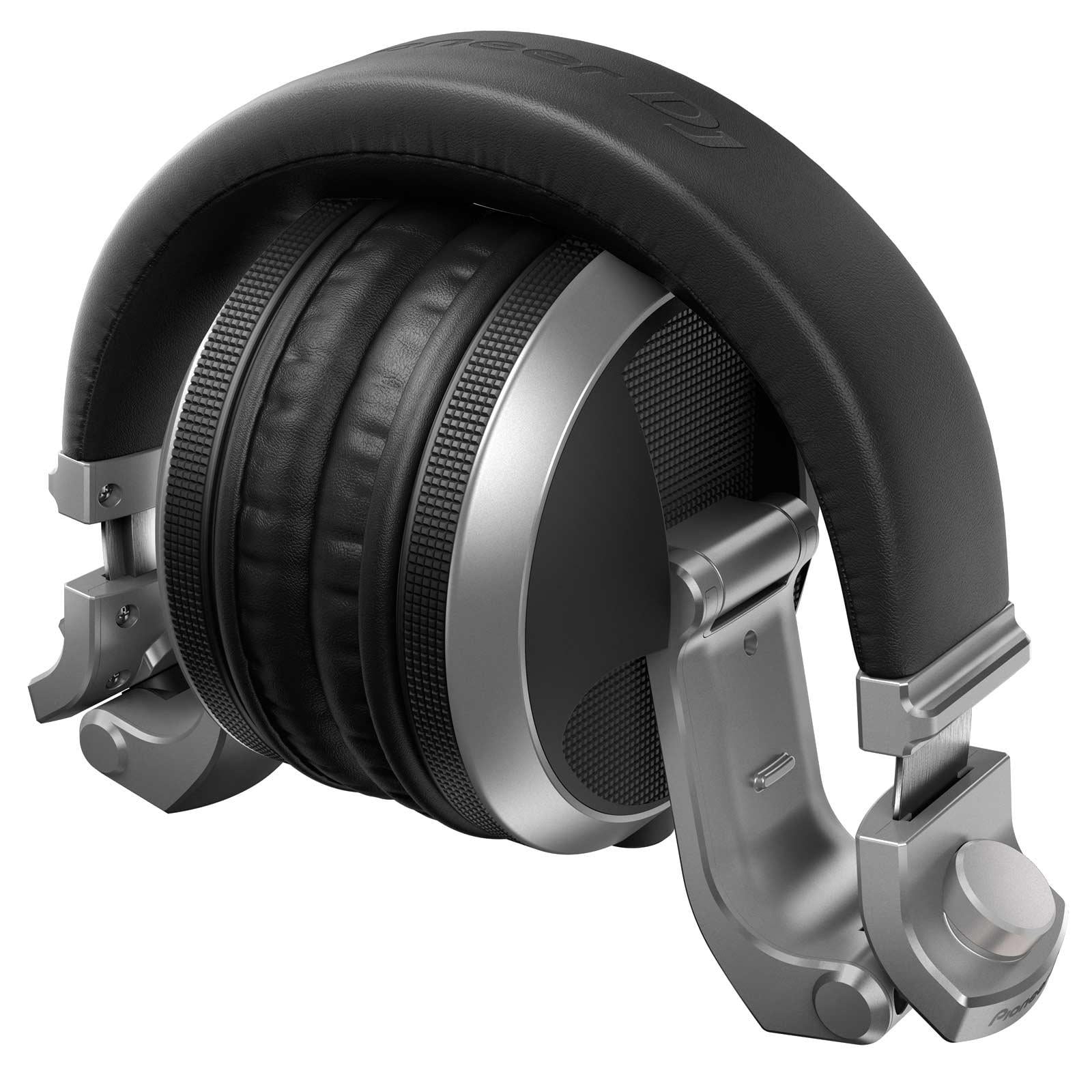 Pioneer DJ HDJ-X5 Over-ear Silver DJ Headphones with Headphone Gear Bag  Package
