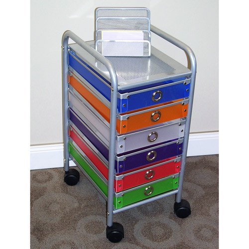 6 Drawer Rolling Storage
