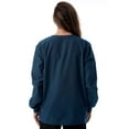 thumbnail image 3 of Just Love Women's Solid Scrub Jacket - Comfortable and Professional Uniform Coat (Caribbean Blue, X-Small), 3 of 3