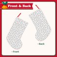 thumbnail image 2 of Lsque Cute Rabbit Pattern 18 Inch Christmas Stockings, Festive Holiday Stocking for Christmas Decorations Holiday Decor, 2 of 8