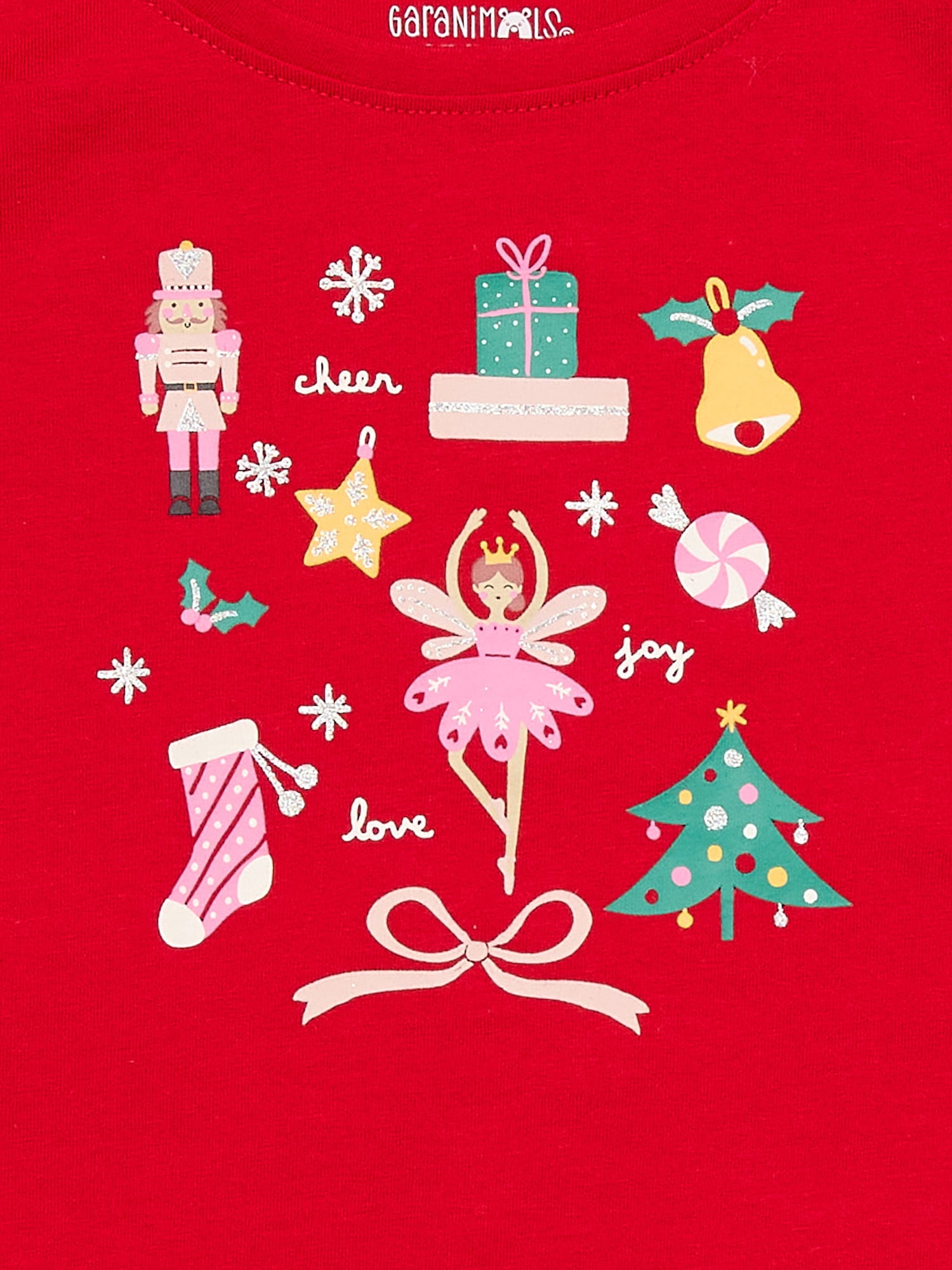 Garanimals Toddler Girl Christmas Holiday Outfit Set, 3-Piece, Sizes Sizes 12M-5T