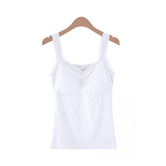 Pijama de manga corta para mujer, de moda, de color liso, con almohadilla para el pecho, sin aros de acero, ropa interior inferior, pijama de manga corta, top de algodón para mujer
