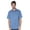 Blue, variant on AVA Athletica Men's Classic Polo Quick-Dry Golf, Tennis, T-Shirt with Pocket; Berry; MD