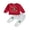 Red, variant on LMLYSoH Baby Pants Set, Tree Letters Print Long Sleeve Crew Neck Sweatshirt with Sweatpants Christmas Outfit for Girls Boys