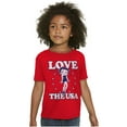 thumbnail image 5 of Betty Boop Cartoon Love The USA Girls Kids T Shirt Tees Teen Brisco Brands M, 5 of 6
