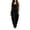 Black, variant on Fgnfyis Womens Jumpsuit Wide Leg Summer Casual Flowy Bodysuit Beach Piece Womens Rompers Pink XXL