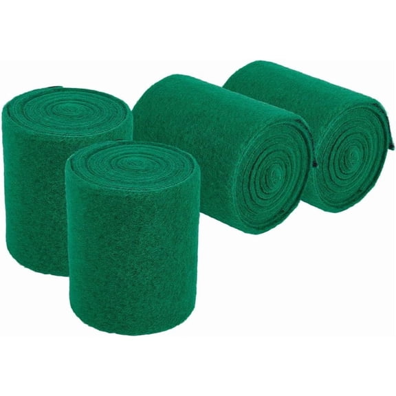 4Pcs Tree Protectors for DIY Slacklines Ziplines 2.1 Yard Tree Swing Trunk Protector Guards Non Slip Felt Wrap Wear with Hook and Loop Fastener for DIY Ziplines Hammocks Slackline Rope-3.9 Inch Wide