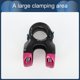 thumbnail image 4 of Tija de bicicleta de montaña Unique Bargains, tija corta de manillar de 31.8 mm, 40 mm de elevación de 0 grados, tija corta negra y rosa, 4 of 6