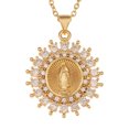 thumbnail image 5 of Gorgeous Women's Copper Virgin Mary Pendant Necklace - Perfect Holiday Gift for Believers!, 5 of 5
