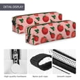 thumbnail image 4 of Easygdp Tomatoes para Estuche de Lápices de Cuero, Estuche de Papelería de Cuero, Estuche de Gran Capacidad con Cremallera, 4 of 7