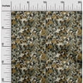 thumbnail image 2 of oneOone Cotton Flex Dark Olive Green Fabric Abstract Craft Projects Decor Fabric Printed By The Yard 40 Inch Wide, 2 of 5