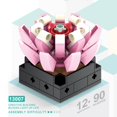 thumbnail image 4 of Building Block Flower BouquetArtificial Flowers  Building Set for Adults  Decorative Home Accessories  Valentines Day Gift Idea  Botanical Collection, 4 of 6