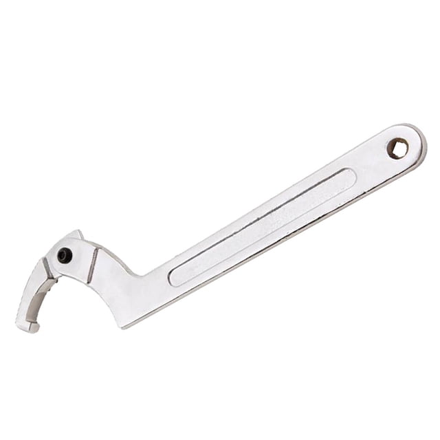 ziyahi Chrome Vanadium Réglable Clé à Crochet Outil 32-76mm Tête Carrée